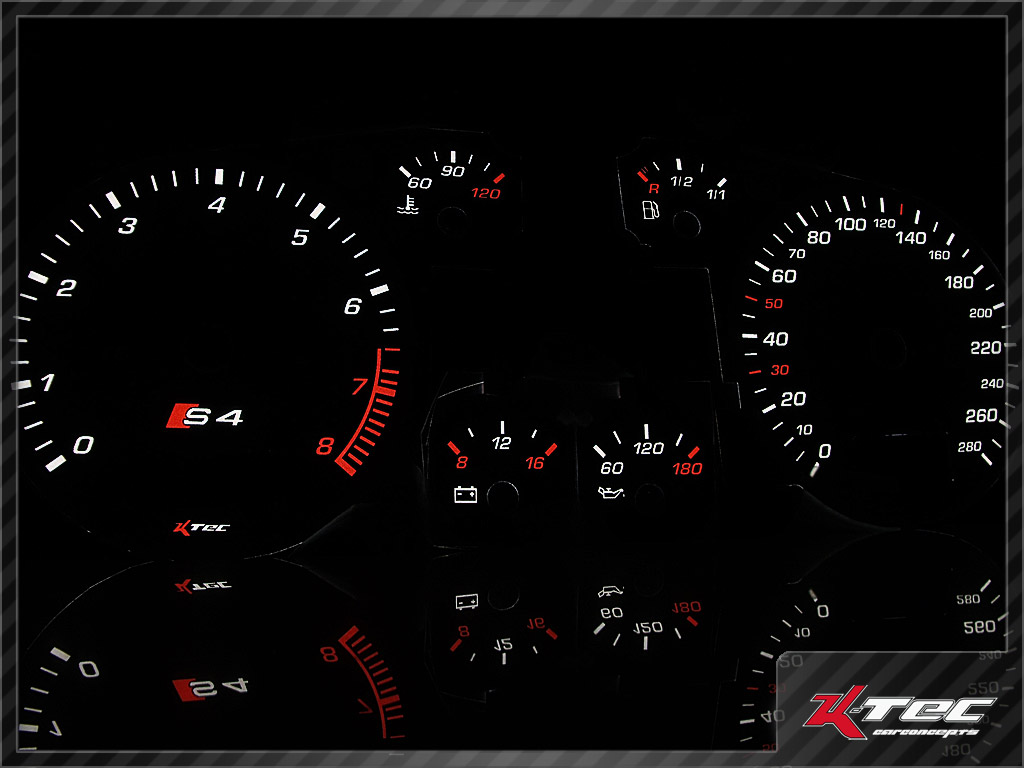 Audi a4 b5 s5-design   -  (Plasmatachoscheiben Audi)