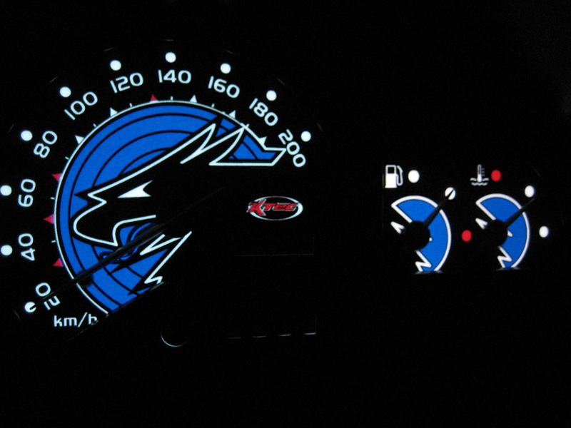 Ford fiesta mk3 n4s design   -  Plasmatachoscheiben leuchtend