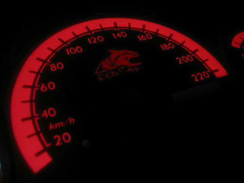 Ford puma w8 detail   -  Plasmatachoscheiben leuchtend