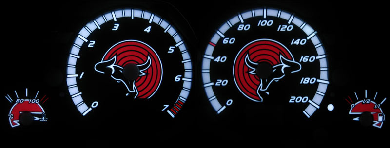 Opel astra g n4s-bull   -  Plasmatachoscheiben leuchtend
