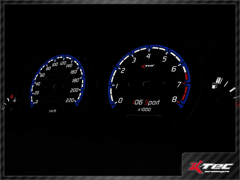 Peugeot 106 sport   -  (Plasmatachoscheiben Peugeot)