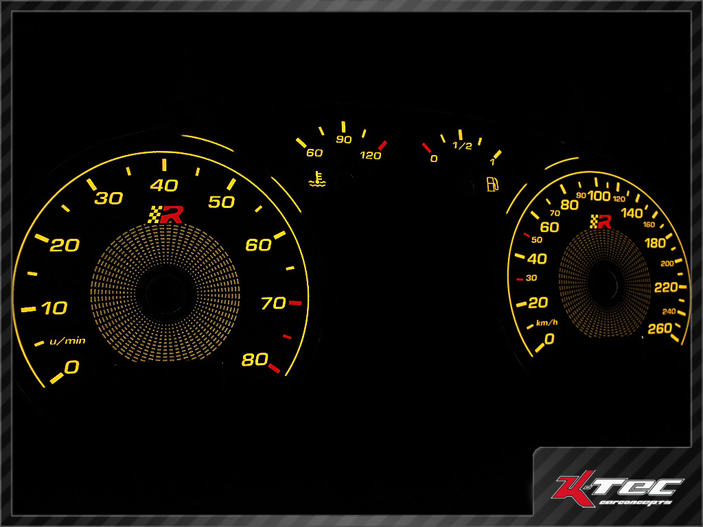 Seat Leon 1m cupra saleen design invi   -  (Plasmatachoscheiben Seat)