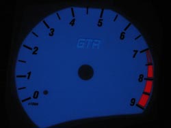 Toyota mr2 w20 dzm   -  Plasmatachoscheiben leuchtend