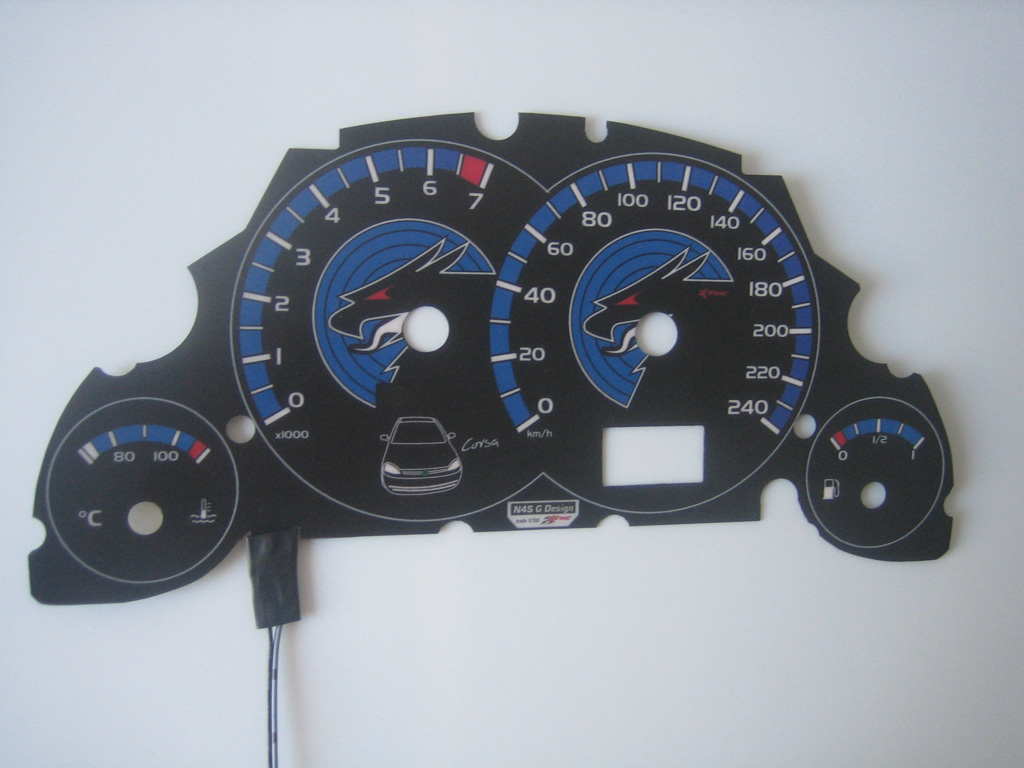 Opel corsa c n4s g   -  Plasmatachoscheiben Tags