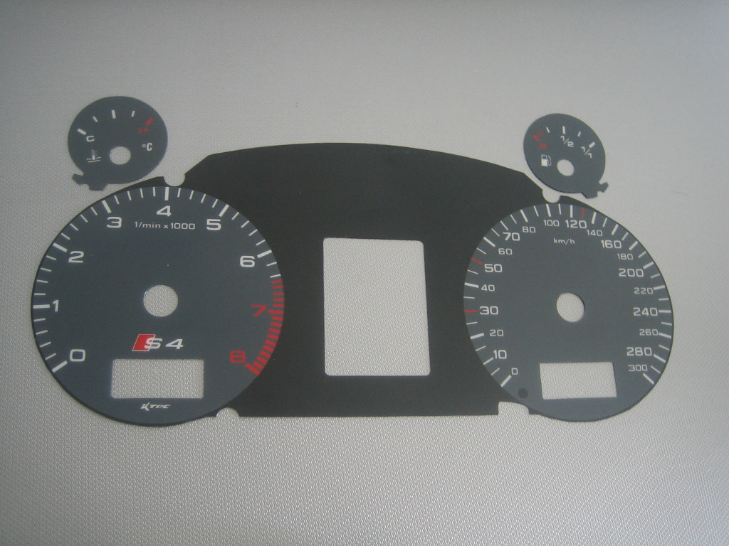 Audi a4 s4 8e h   -  Tachoscheiben