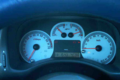 Fiat puntoa 188 Bellatacho   -  Tachoscheiben