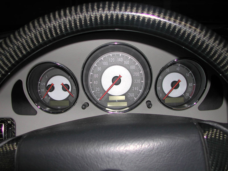 Mercedes slk mm tacho   -  Tachoscheiben