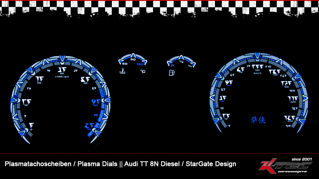 Audi tt 8n tdi plasmatachoscheiben   -  (Plasmatachoscheiben Audi)