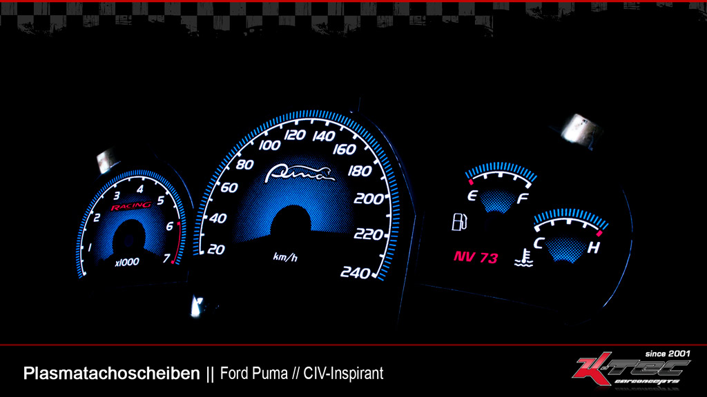 Ford puma analog civ plasmatachoscheiben   -  (Plasmatachoscheiben Ford)