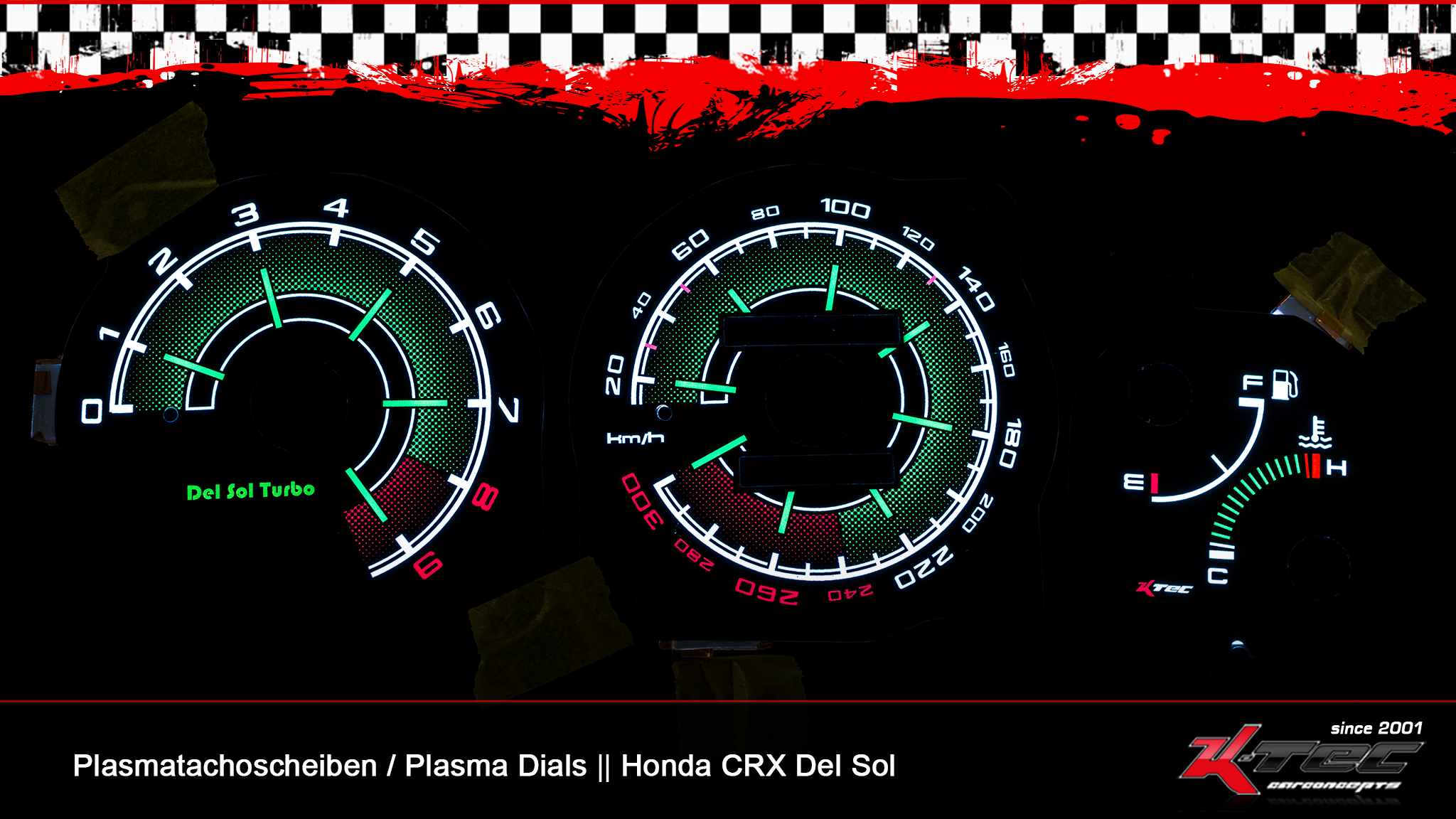 Honda crx del sol sniper scope plasmatachoscheiben+   -  (Plasmatachoscheiben Honda)