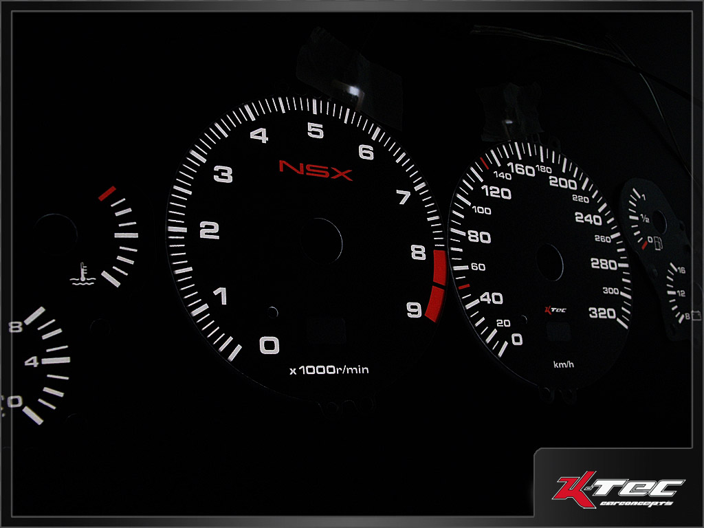 Honda nsx white   -  (Plasmatachoscheiben Honda)