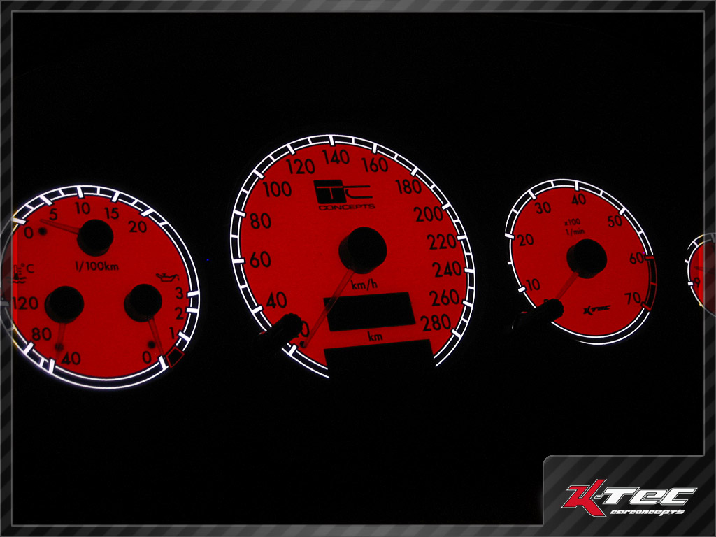 Mercedes SL R129 enzo   -  (Plasmatachoscheiben Mercedes)