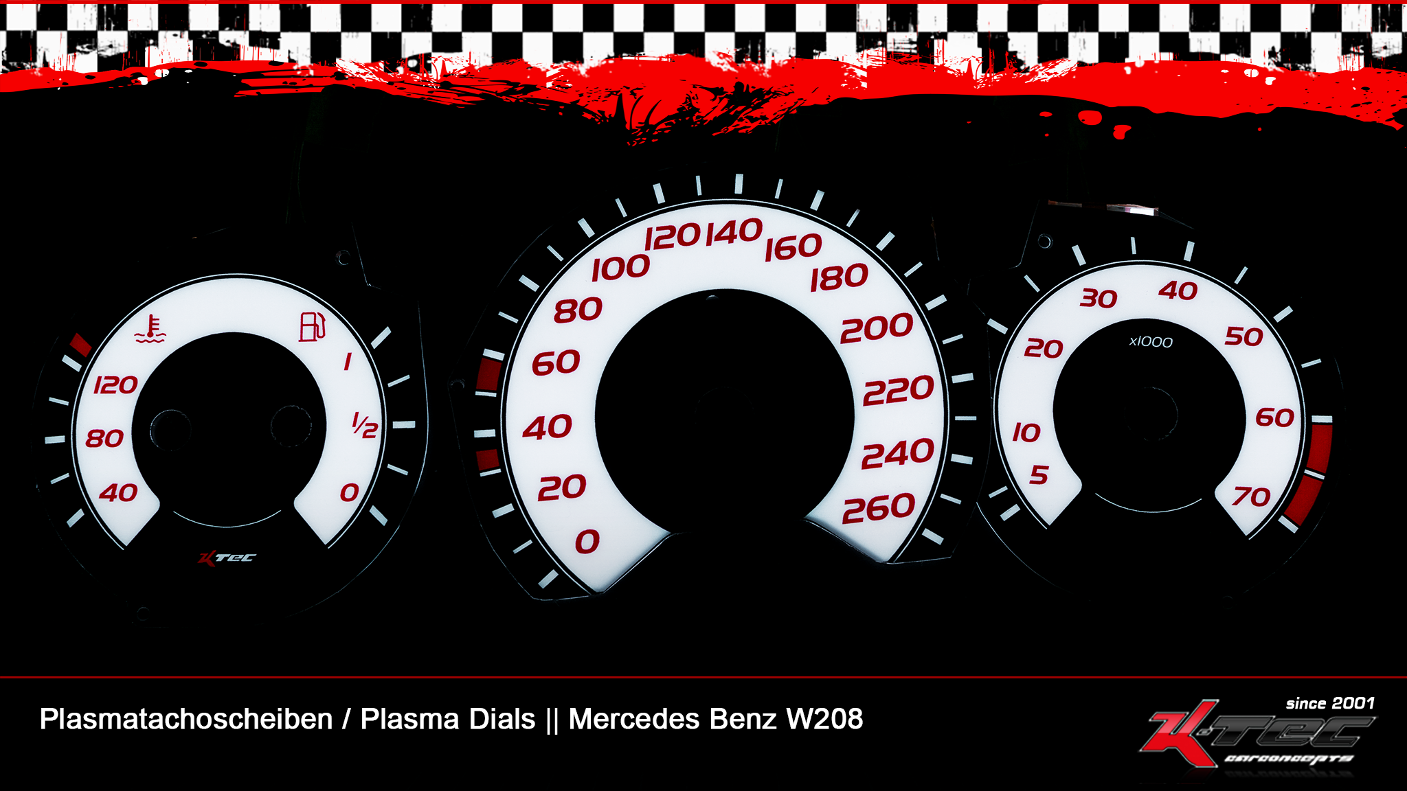 Mercedes benz w208 grand-tour-design plasmatachoscheiben   -  (Plasmatachoscheiben Mercedes)