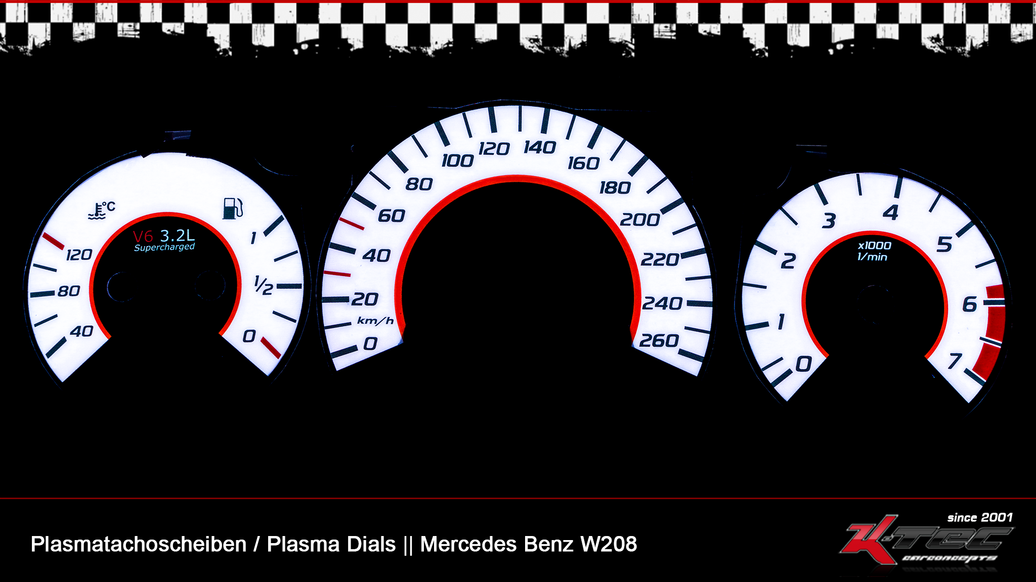 Mercedes benz w208 plasmatachoscheiben   -  (Plasmatachoscheiben Mercedes)