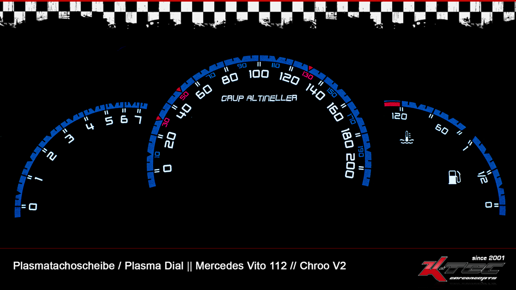 Mercedes vito w112 plasmatachoscheibe   -  (Plasmatachoscheiben Mercedes)