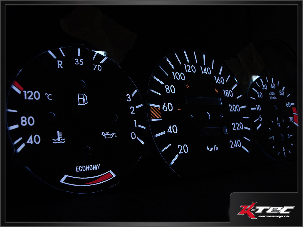 Mercedes w124 originalstyle plasmatachoscheibe   -  (Plasmatachoscheiben Mercedes)