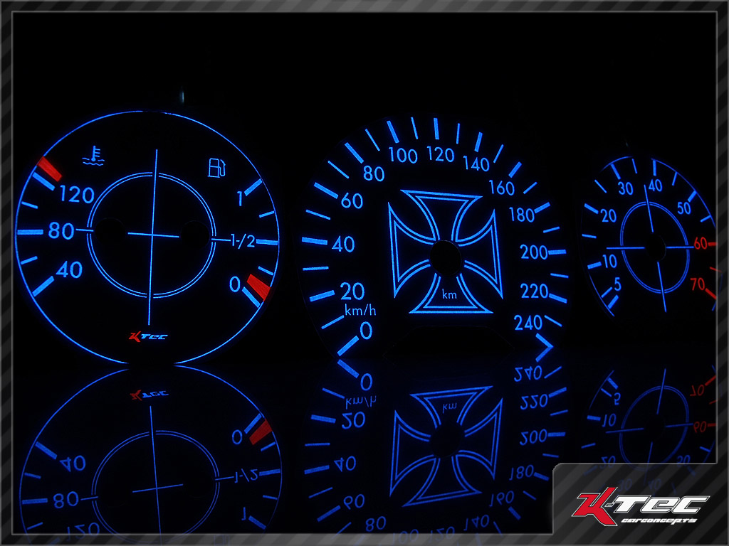 Mercedes w210 iron cross   -  (Plasmatachoscheiben Mercedes)