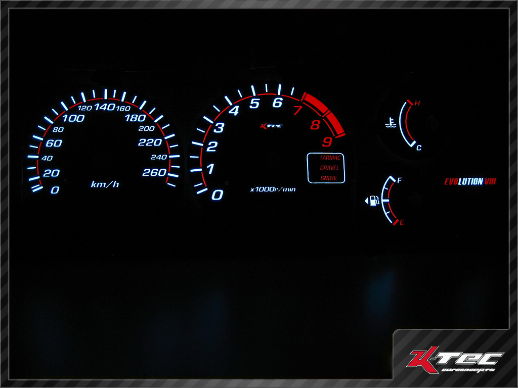 Mitsubishi Lancer EvoVIII   -  (Plasmatachoscheiben Mitsubishi)