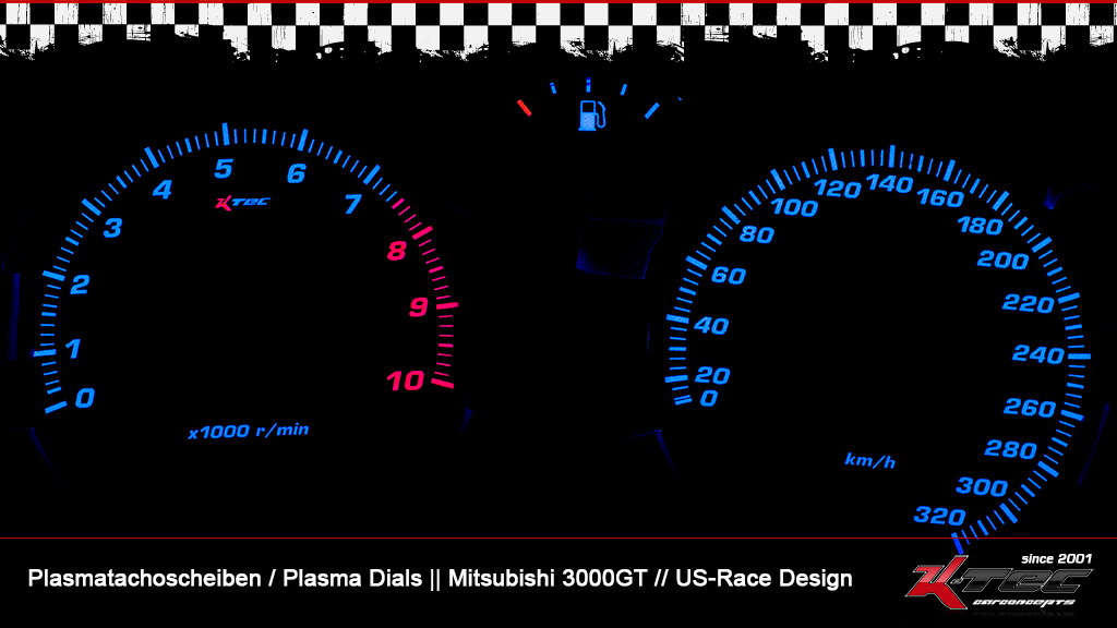 Mitsubishi 3000GT plasmatachoscheiben   -  (Plasmatachoscheiben Mitsubishi)