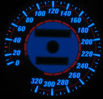 Mitsubishi eclipse d30 3202   -  Plasmatachoscheiben leuchtend