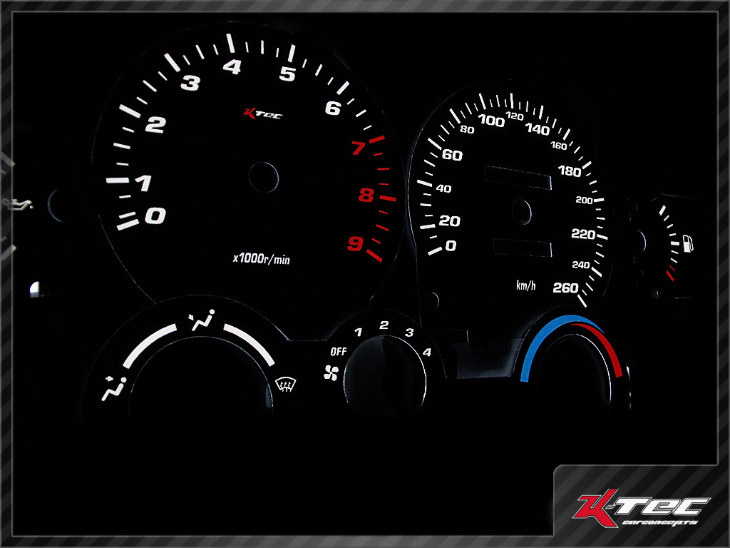 Mitsubishi eclipse d30 defi   -  (Plasmatachoscheiben Mitsubishi)