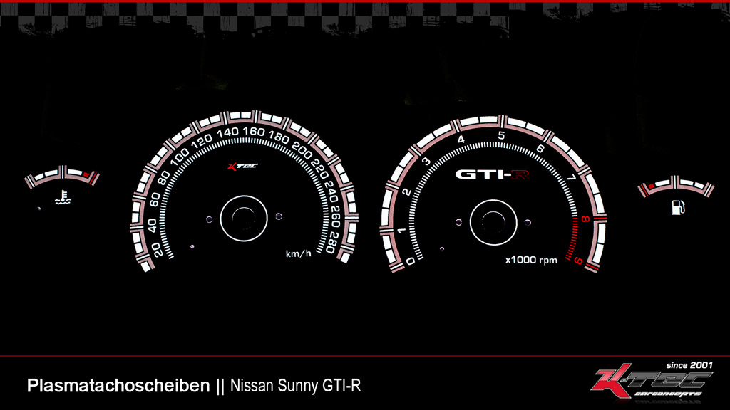 Nissan sunny gti-r hs moid plasmatachoscheiben   -  (Plasmatachoscheiben Nissan)