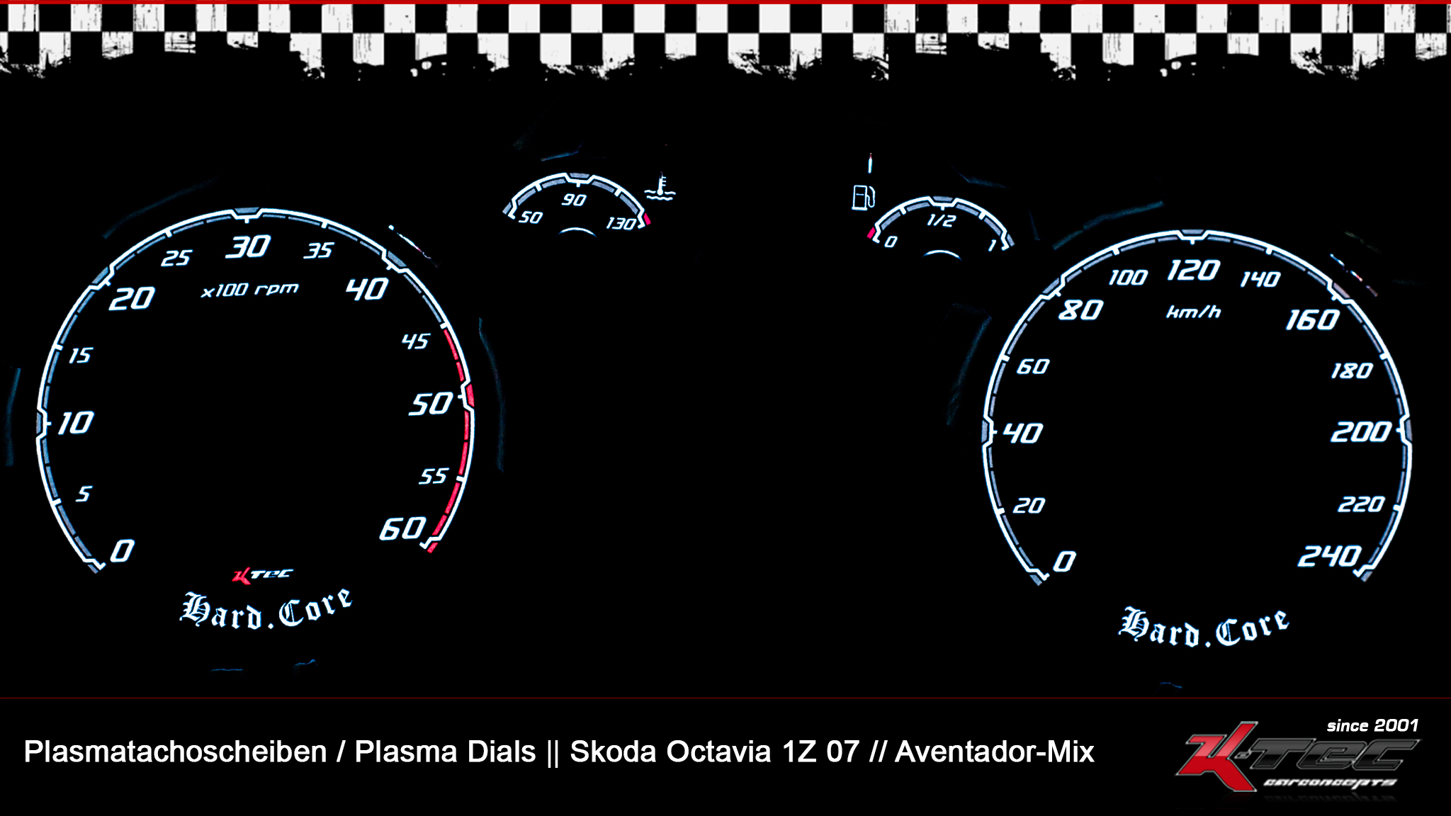 Skoda oktavia 1z 2007 plasmatachoscheiben   -  (Plasmatachoscheiben Skoda)