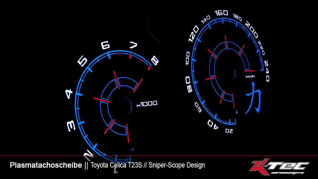 Toyota celica t23s sniper scope plasmatachoscheibe   -  (Plasmatachoscheiben Toyota)