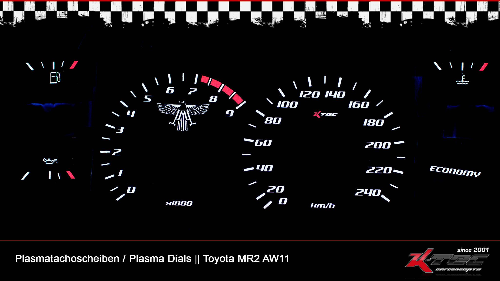 Toyota mr2 aw11 plasmatachoscheiben   -  (Plasmatachoscheiben Toyota)