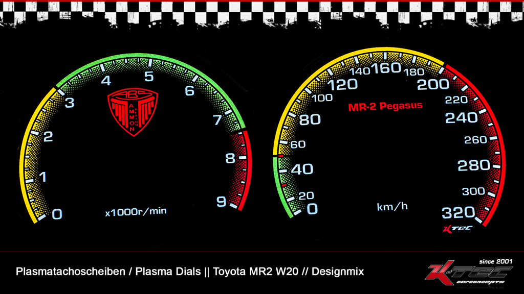 Toyota mr2 w20 alpina mix-plasmatachoscheiben   -  (Plasmatachoscheiben Toyota)