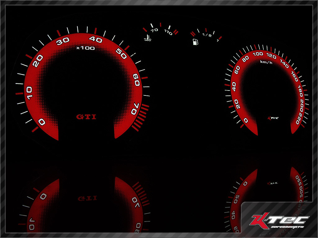 Vw polo 6n gti   -  (Plasmatachoscheiben Vw)