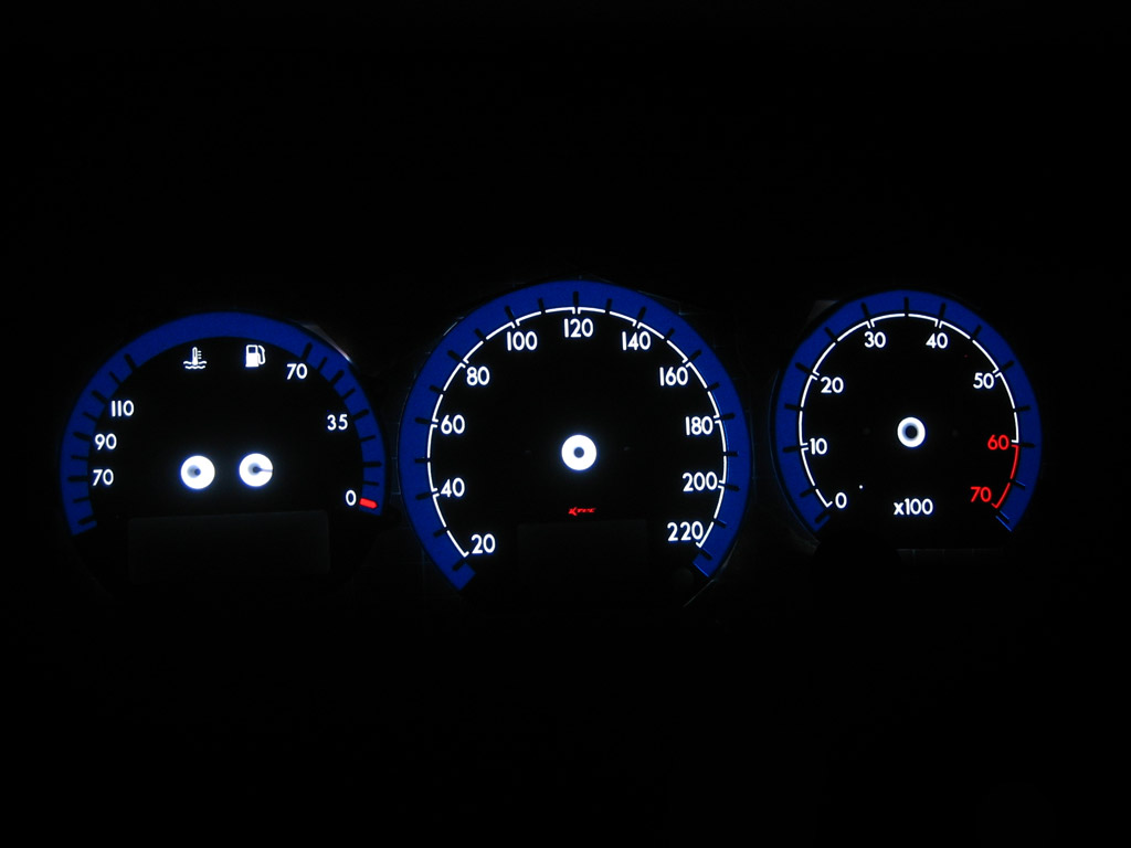 Vw t4 digital   -  Plasmatachoscheiben leuchtend