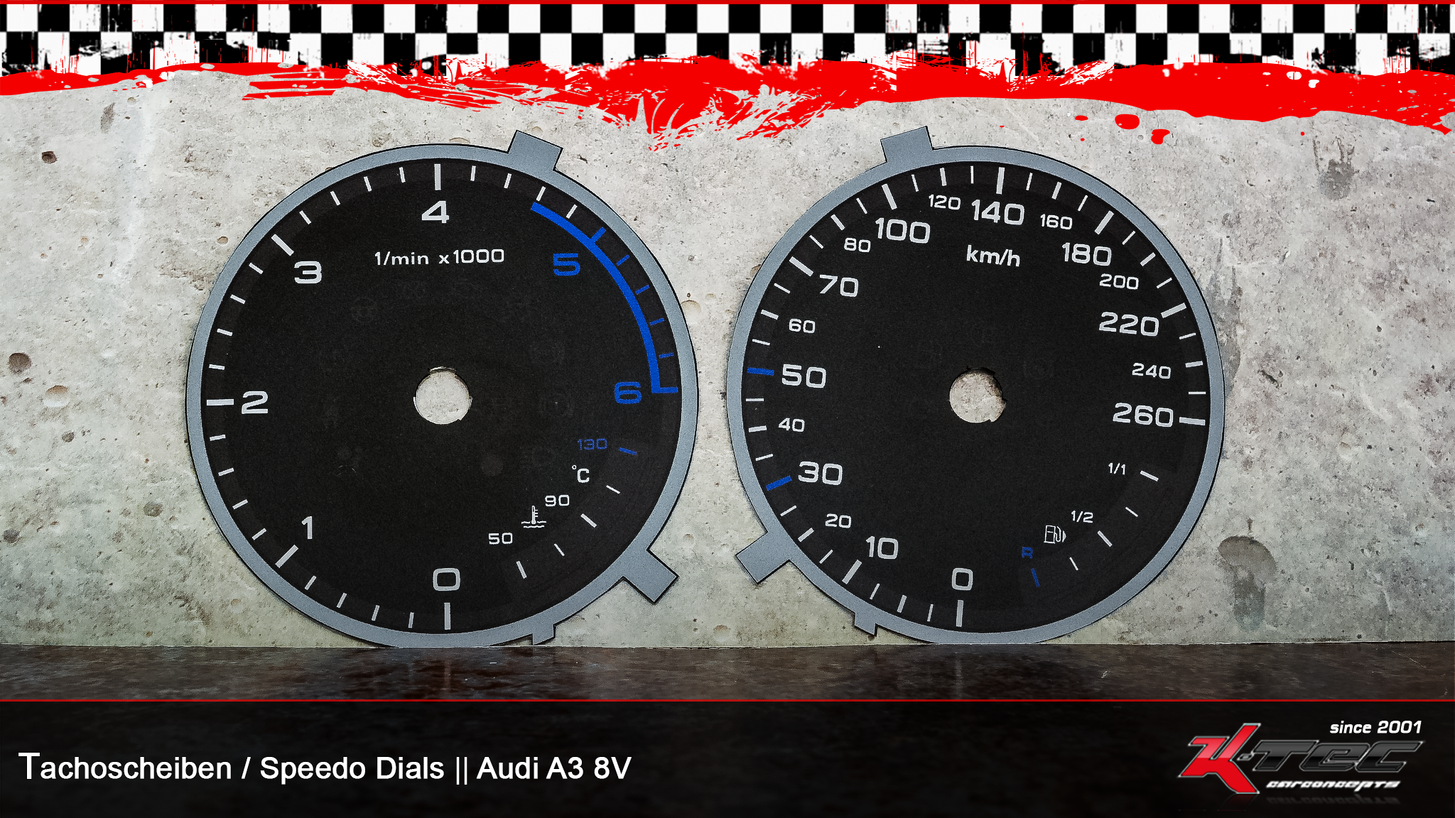 Audi a3 8V tachoscheiben   -  (Audi)