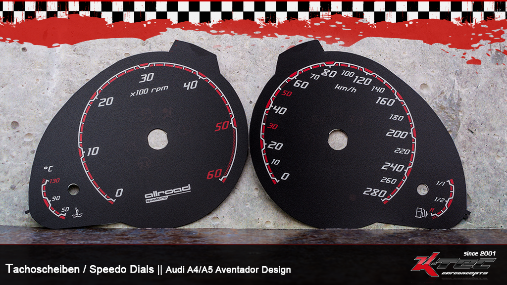Audi a4 a5 8k aventador tachoscheiben   -  (Audi)