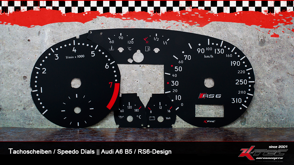 Audi a6 b5 rs6 design tachoscheiben   -  (Audi)
