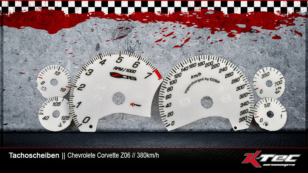 Chevrolete corvette z06 ccrp 30kmh tachoscheiben   -  (Chevrolet)