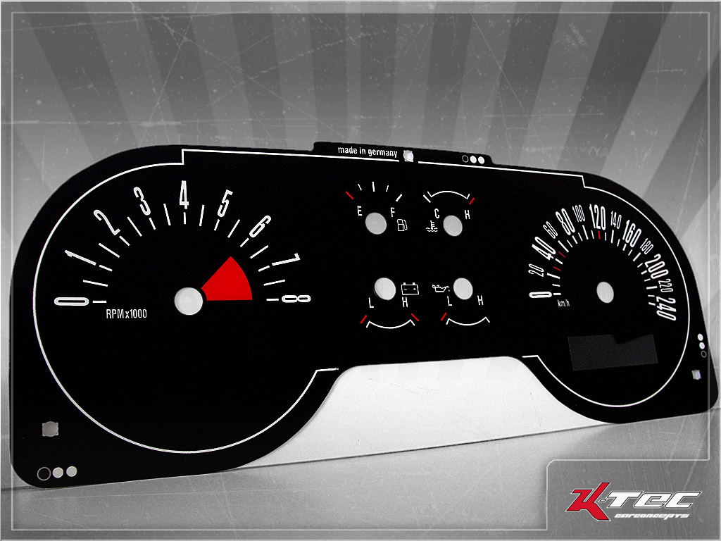 Ford mustang gt2005 mph kmh swiss tachoscheibe   -  (Ford)