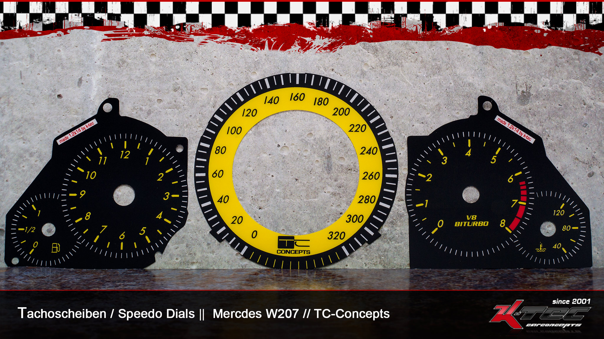 Mercdes benz w207 tc-concepts tachoscheiben   -  (Mercedes)