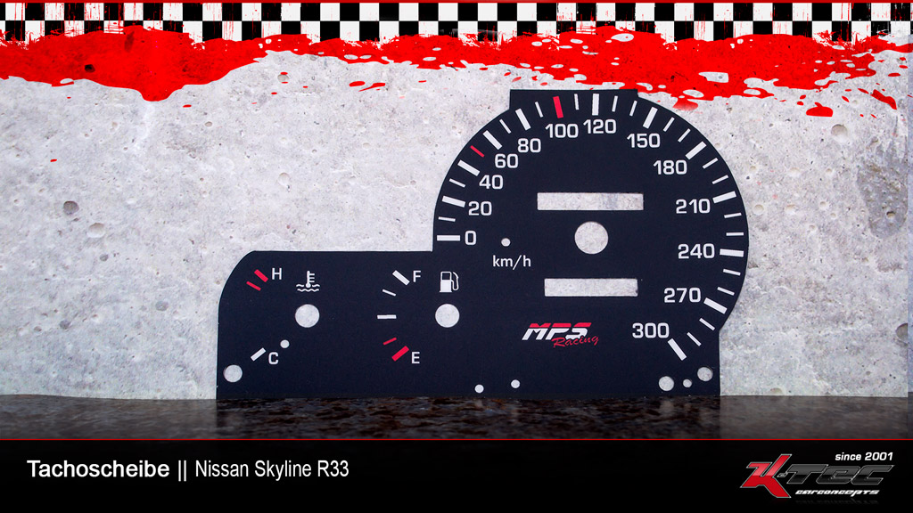 Nissan skyline r33 tachoscheibe   -  (Nissan)