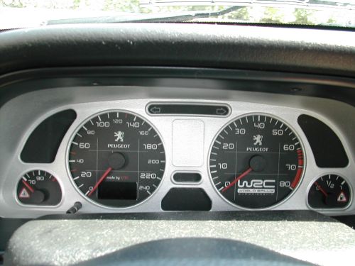 Peugeot 306S2 wrc   -  Tachoscheiben