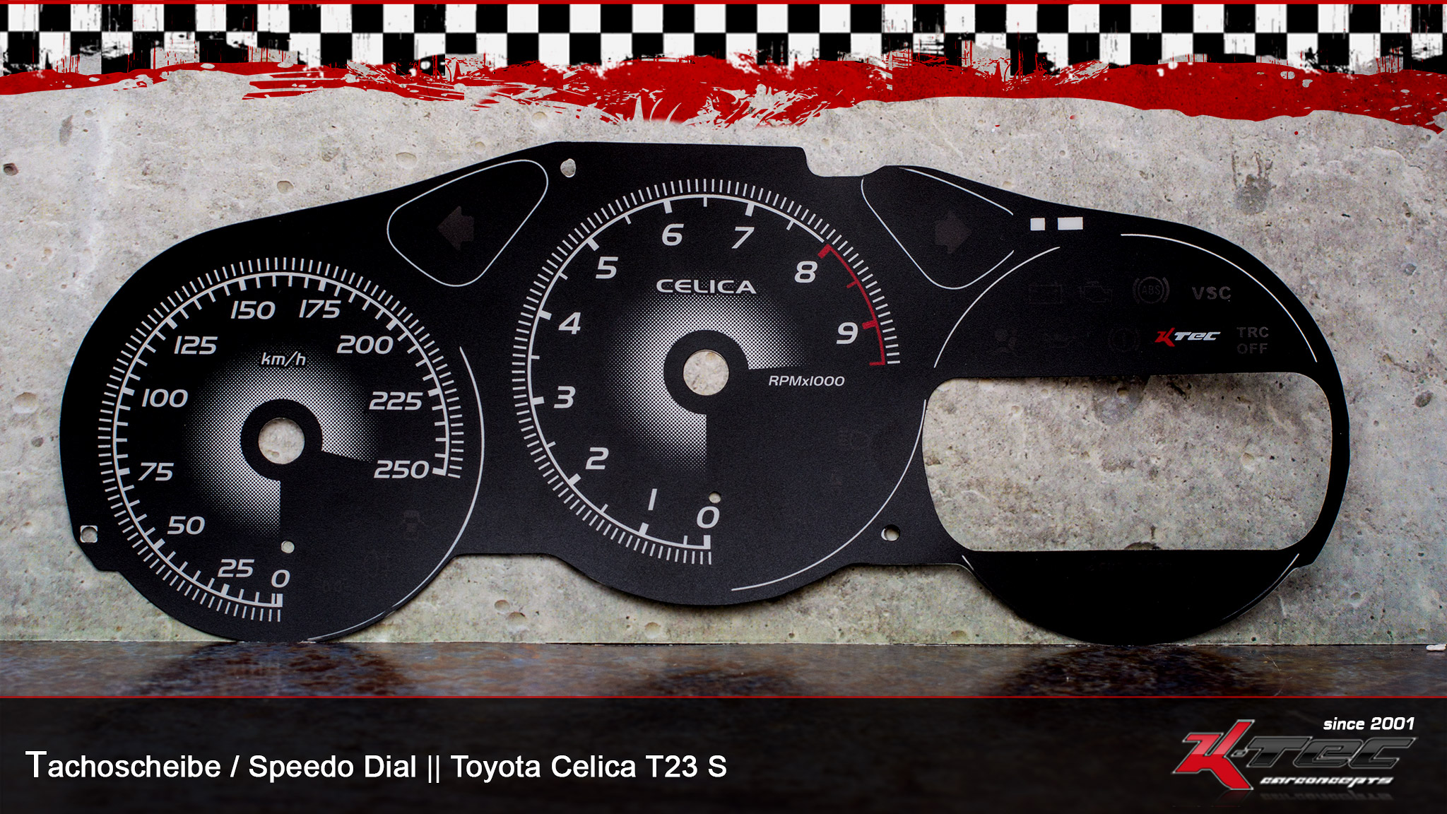 Toyota celica t23s special tachoscheibe   -  (Toyota)