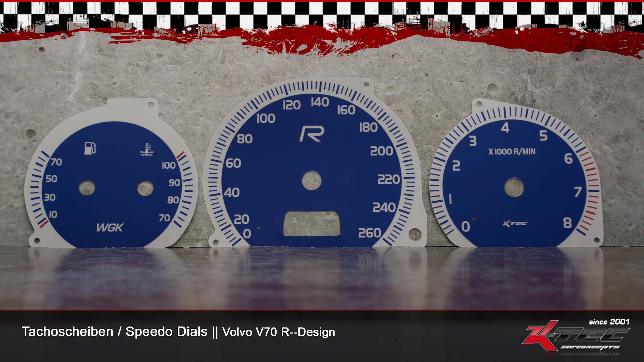 Volvo v70 r--design tachoscheiben   -  (Volvo)