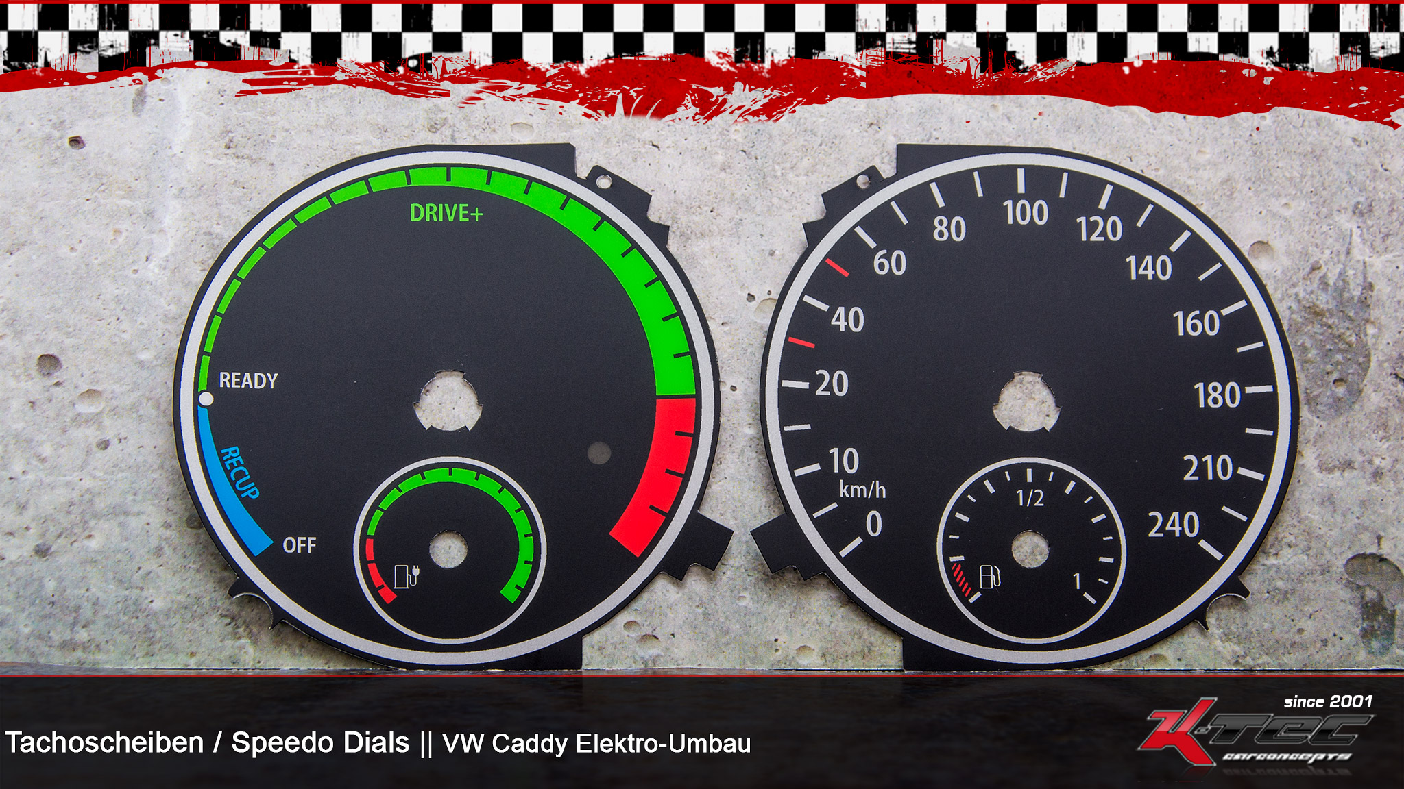 Vw caddy elektro umbau tachoscheiben   -  (Vw)