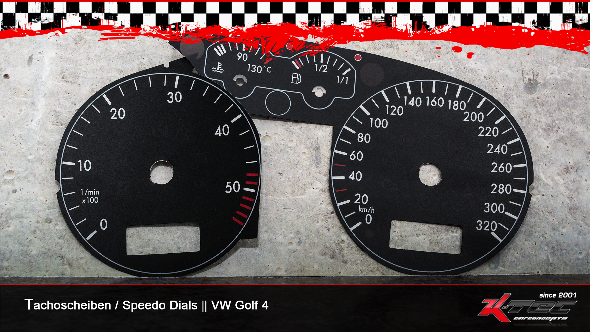 Vw golf 4 320 5000 tachoscheiben   -  (Vw)