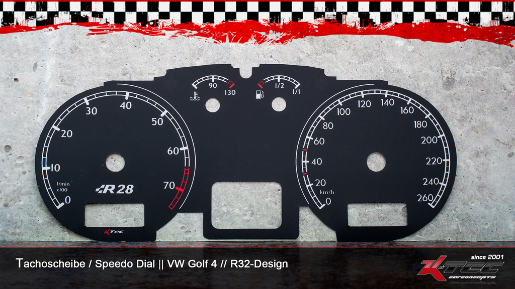 Vw golf 4 IV r32-tachoscheibe   -  (Vw)