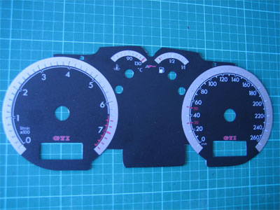 Vw golf 4 gti   -  Tachoscheiben