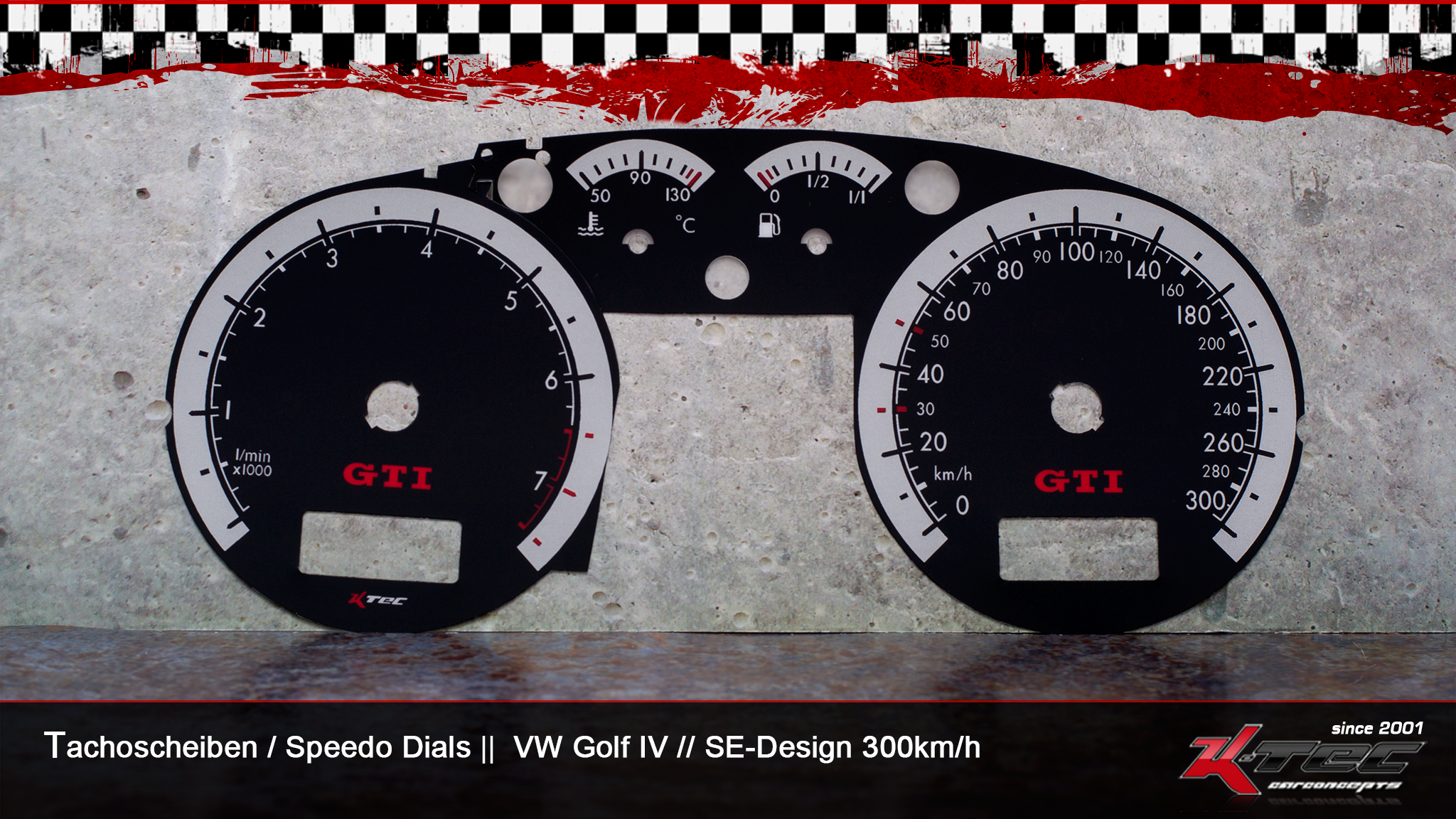 Vw golf 4 ic SE300 tachoscheiben   -  (Vw)