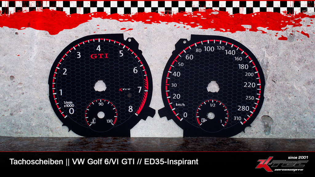 Vw golf 6 vi gti ed35 tachoscheiben   -  (Vw)