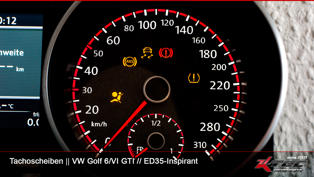 Vw golf 6 vi gti ed35 tachoscheiben eingebaut   -  (Vw)