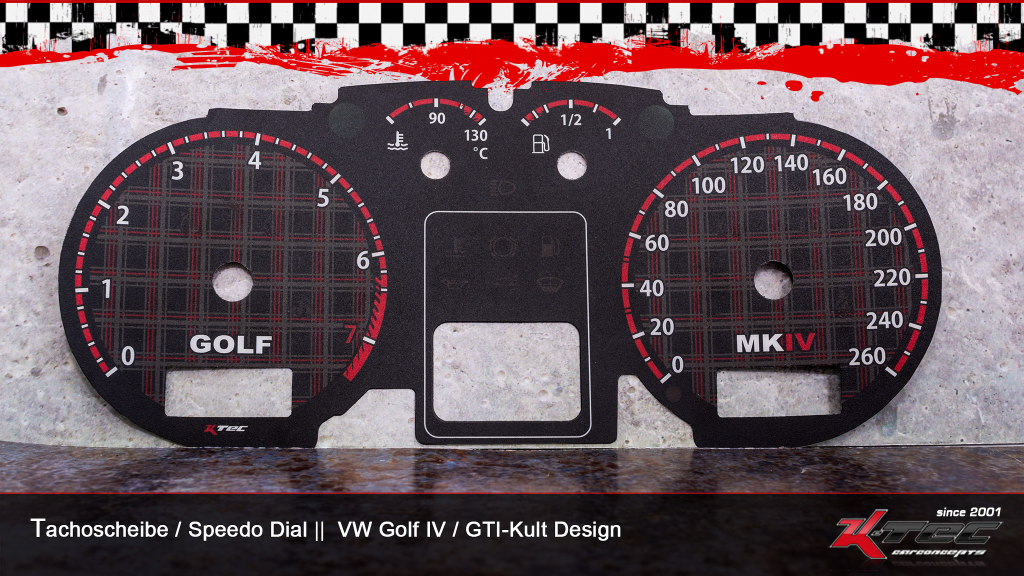 Vw golf iv gti kult tachoscheibe   -  (Vw)